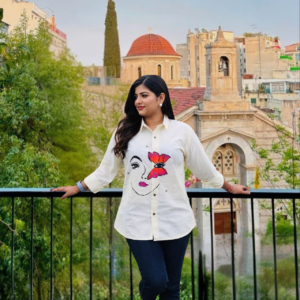 Ivory Lovebird Kurti
