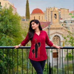 Crimson Elegance Kurti