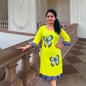 Sunshine Butterfly Kurti
