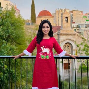 Scarlet Elegance Dress