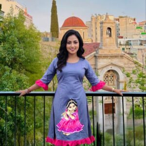 Lavender Dream Ethnic Dress